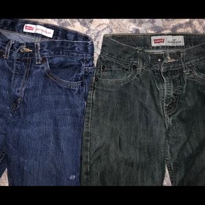 Boys Levi Jean 2 Pairs Size 12 Reg